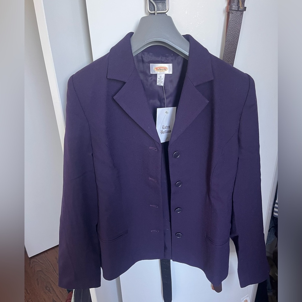Talbots Deep Purple Jacket